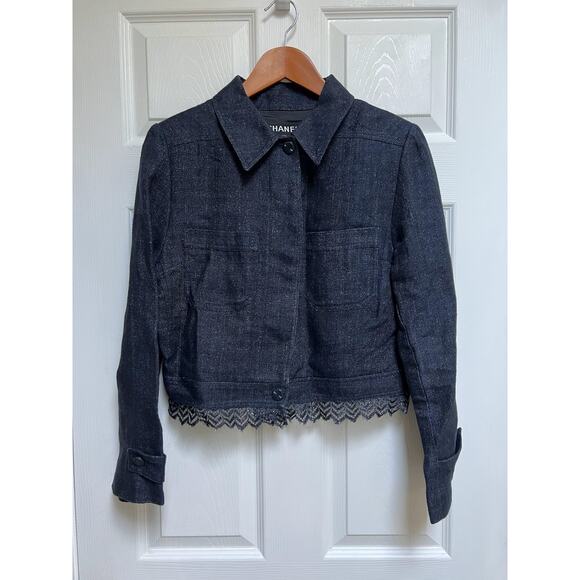 2001 Chanel Linen Blazer - Picture 1 of 15